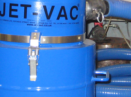 mud vac and jet vac system industrial cleaning vacuum small range